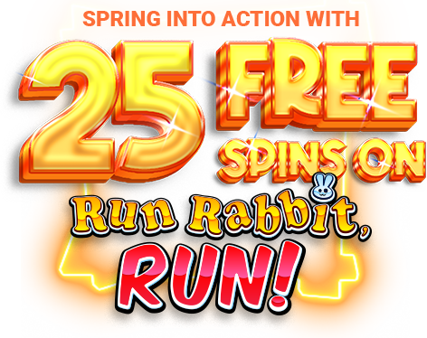 Lucy 25 Free Spins on Run Rabbit, Run
